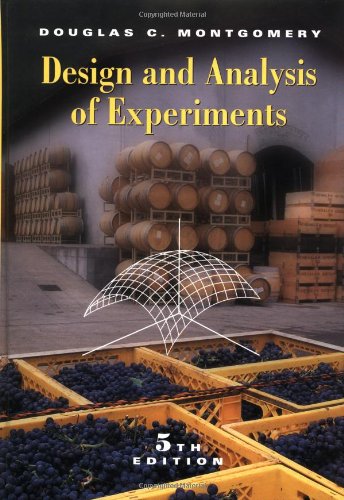 Design and Analysis of Experiments